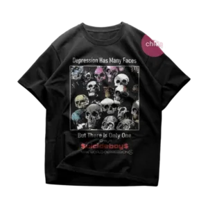 Suicideboys Depression Has Many Faces Black Tee