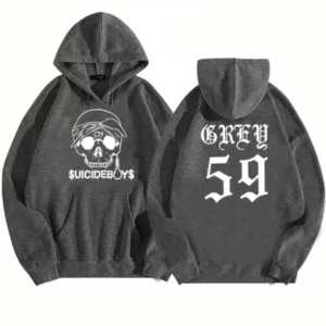 Suicideboys G59 Hip Hop Gray Hoodie