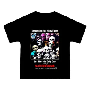 Suicideboys Depression Has Many Faces Black Tee